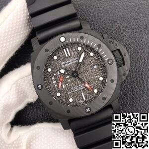 VS Factory Replica Watches Panerai Submersible GMT PAM01039 Gray Dial 47MM