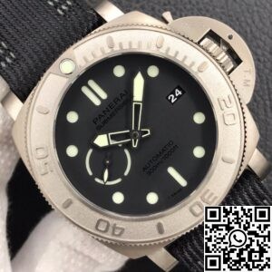 VS Factory Replica Watches Panerai Submersible PAM00984 Matte Eco-Titanium™ 47MM