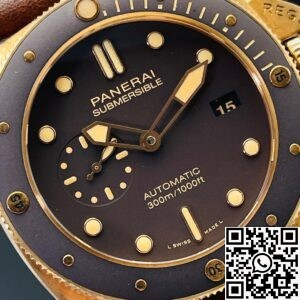 VS Factory Panerai Submersible Replica Watches PAM00968 Bronze Material 47MM