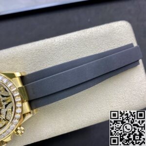 JH Factory Replica Rolex Daytona 116588 TBR Gold With Diamonds