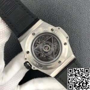 WWF Factory Hublot Big Bang Replica Watches Full Diamond Blue Dial