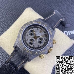 DIW Custom Rolex Daytona Carbon Fiber Case Avia Grey