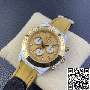 DIW Custom Rolex Daytona White Quartz Fiber Shell