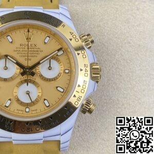 DIW Custom Rolex Daytona White Quartz Fiber Shell