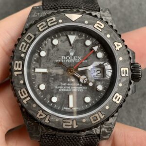 DIW Custom Rolex GMT-Master II Carbon Fiber Case Nylon Strap