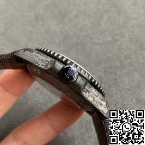 DIW Custom Rolex GMT-Master II Carbon Fiber Case Nylon Strap