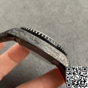 DIW Custom Rolex GMT-Master II Carbon Fiber Case Nylon Strap