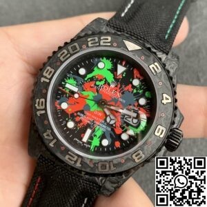 DIW Custom Rolex GMT-Master II Graffiti Personality DialDIW Custom Rolex GMT-Master II Graffiti Personality Dial