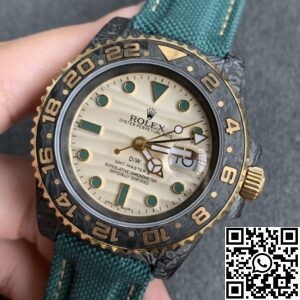 DIW Custom Rolex GMT-Master II Green Fabric Strap