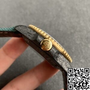 DIW Custom Rolex GMT-Master II Green Fabric Strap