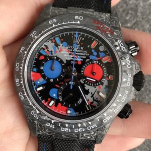 JH Custom Rolex Daytona Carbon Fiber Case Color Dial