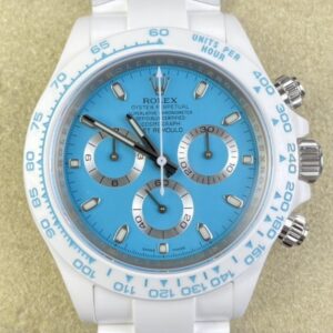 AET Custom Rolex Daytona White Ceramics Tiffany Blue