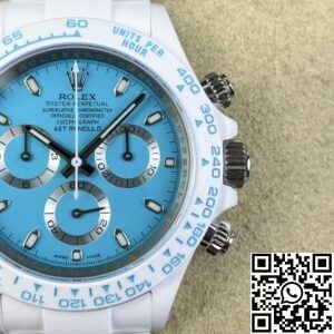 AET Custom Rolex Daytona White Ceramics Tiffany Blue