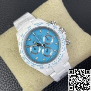 AET Custom Rolex Daytona White Ceramics Tiffany Blue