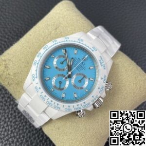 AET Custom Rolex Daytona White Ceramics Tiffany Blue