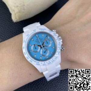 AET Custom Rolex Daytona White Ceramics Tiffany Blue