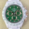 AET Custom Replica Rolex Daytona White Ceramics Green DialAET Custom Replica Rolex Daytona White Ceramics Green Dial