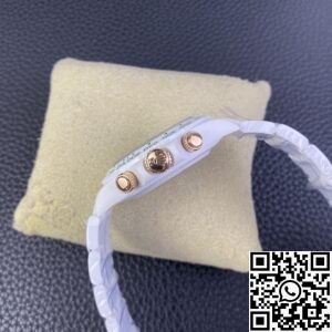 AET Custom Replica Rolex Daytona White Ceramics Green Dial