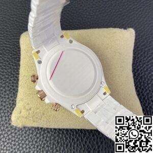 AET Custom Replica Rolex Daytona White Ceramics Green Dial