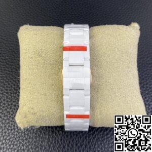 AET Custom Replica Rolex Daytona White Ceramics Green Dial