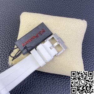 5G Custom Replica Rolex Daytona White Ceramic Rubber Strap