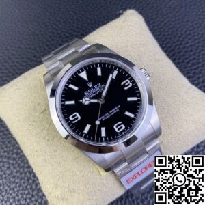 JVS Factory Replica Rolex Explorer Black Dial 904L 40MM