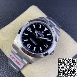 JVS Factory Replica Rolex Explorer Black Dial 904L 40MM