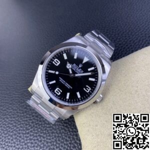JVS Factory Replica Rolex Explorer Black Dial 904L 40MM