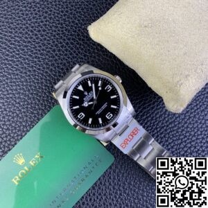 JVS Factory Replica Rolex Explorer Black Dial 904L 40MM
