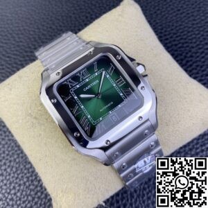 BV Factory Replica Cartier Santos WSSA0062 Gradient Green