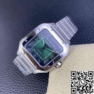 BV Factory Replica Cartier Santos WSSA0062 Gradient Green