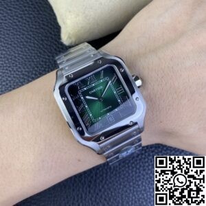 BV Factory Replica Cartier Santos WSSA0062 Gradient Green