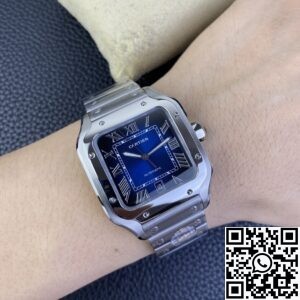BV Factory Replica Cartier Santos WSSA0030 Gradient Blue