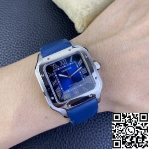 BV Factory Replica Cartier Santos WSSA0030 Gradient Blue