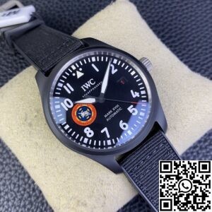 M+ Factory Replica IWC Pilot IW324705 Black Dial