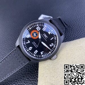 M+ Factory Replica IWC Pilot IW324705 Black Dial