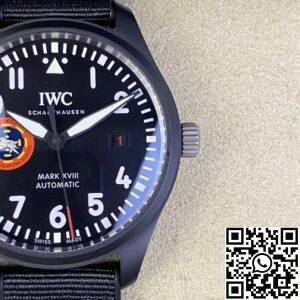 M+ Factory Replica IWC Pilot IW324705 Black Dial