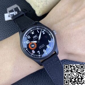 M+ Factory Replica IWC Pilot IW324705 Black Dial