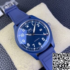 M+ Factory Replica IWC Pilot IW328101 Blue Ceramic Case