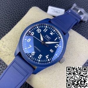 M+ Factory Replica IWC Pilot IW328101 Blue Ceramic Case