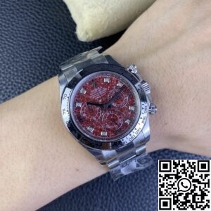 Clean Factory Rolex Cosmograph Daytona Replica Watches 116589 Pomegranate Dial