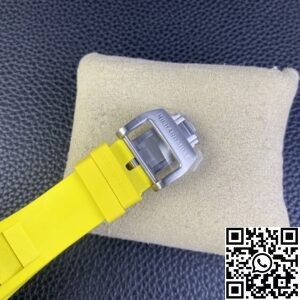 T+ Factory Richard Mille Replica Watches RM35-02 Carbon Fiber Case Yellow Tape