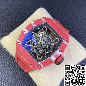 T+ Factory Richard Mille Replica Watches RM35-02 Red Carbon Fiber Case