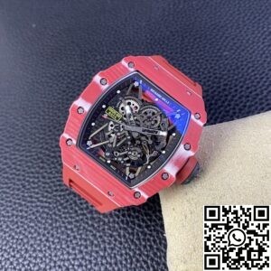 T+ Factory Richard Mille Replica Watches RM35-02 Red Carbon Fiber Case