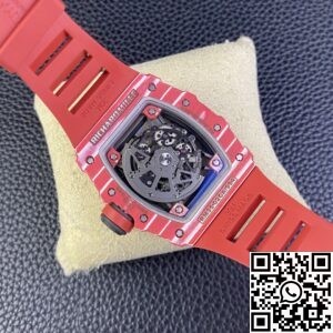 T+ Factory Richard Mille Replica Watches RM35-02 Red Carbon Fiber Case