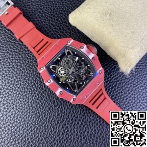 T+ Factory Richard Mille Replica Watches RM35-02 Red Carbon Fiber Case