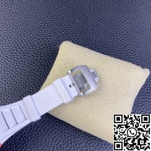 T+ Factory Richard Mille Replica Watches RM35-02 Carbon Fiber Case White Rubber Tapes