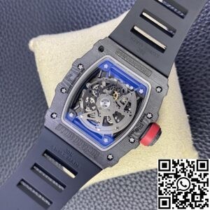 T+ Factory Richard Mille Replica Watches RM35-02 Black Carbon Fiber Case