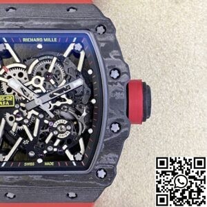 T+ Factory Richard Mille Replica Watches RM35-02 Red Rubber Straps