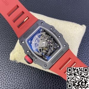 T+ Factory Richard Mille Replica Watches RM35-02 Red Rubber Straps